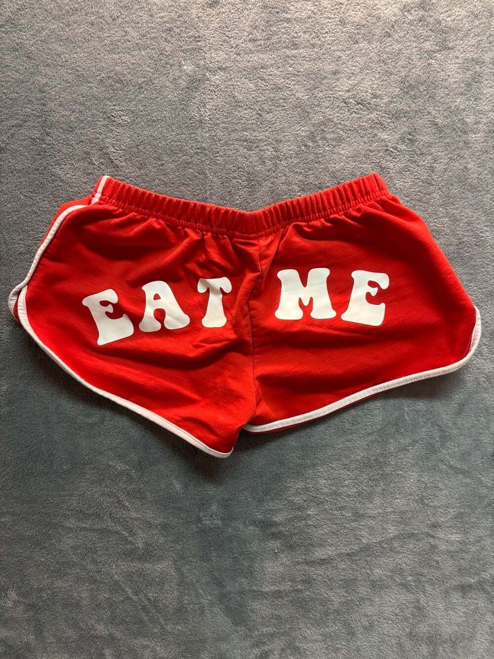 KIKI brand EAT ME American Apparel vintage Y2K red short shorts